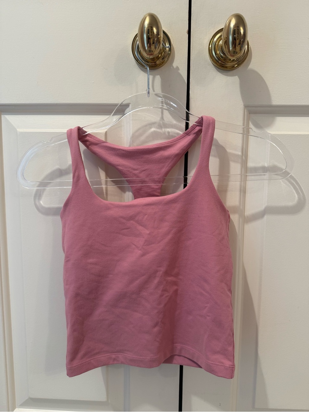 SET Active Rose Pink Racerback Crop Tank